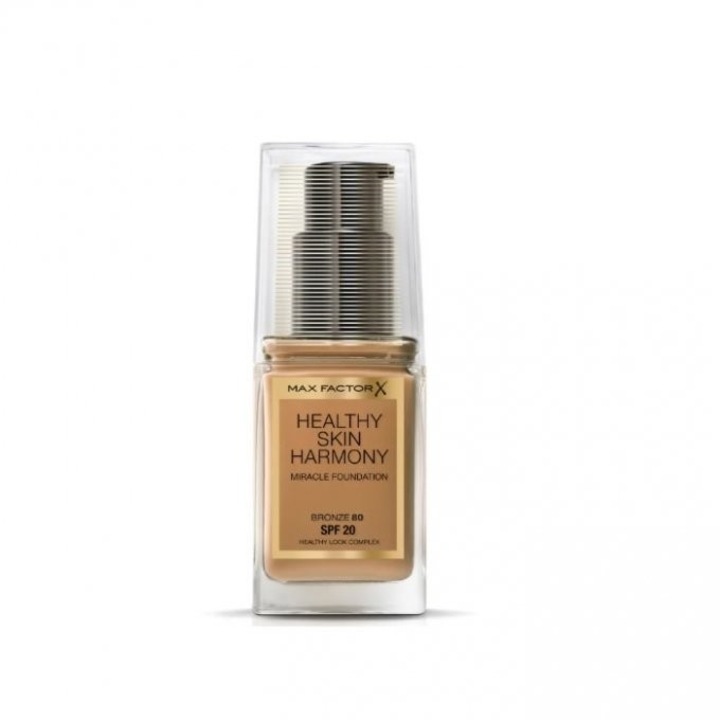 Основа Max Factor Healthy Skin Harmony Miracle Foundation SPF 20, бронз 80
