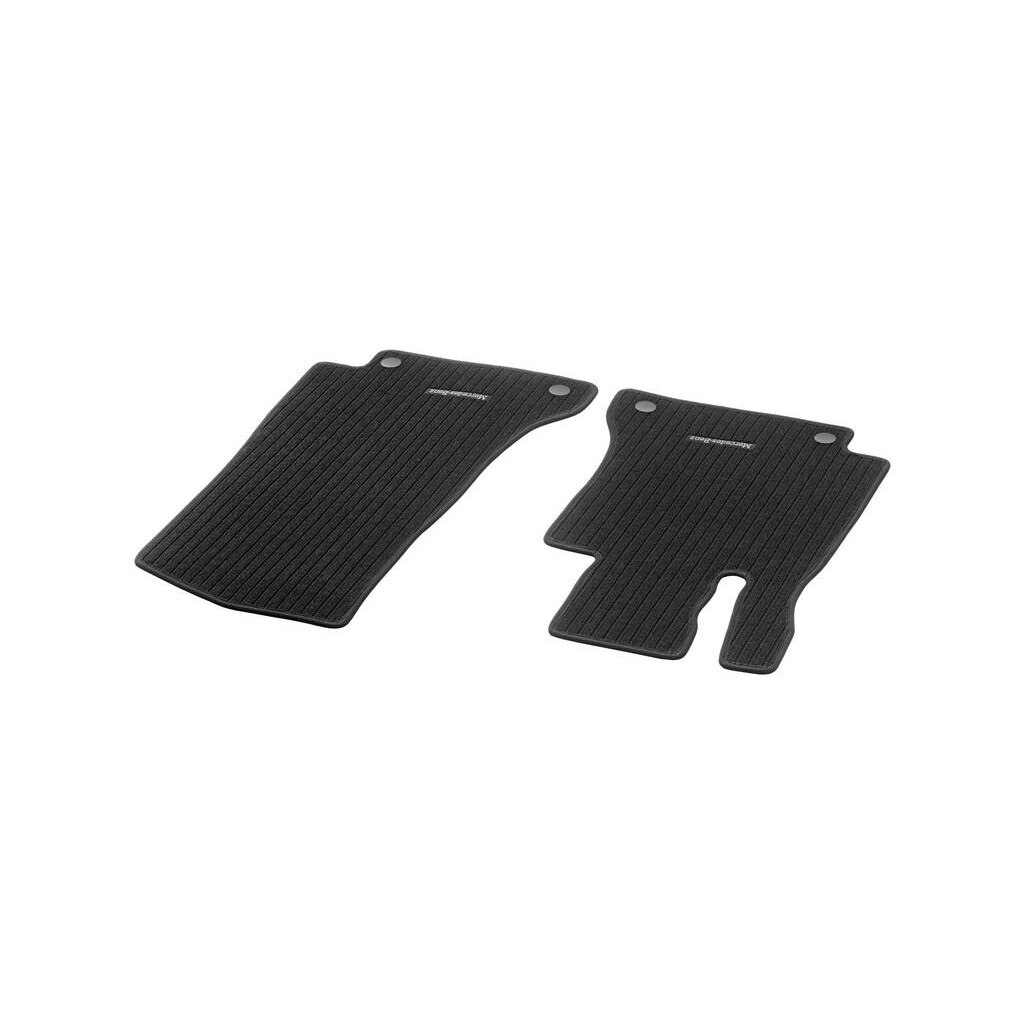 Set covorase fata CLASSIC din mocheta, negre, pentru C-Class (W205), Mercedes Benz