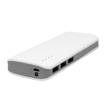 Acumulator extern 20000 mAh 3 iesiri USB lanterna LED Acumulator extern 20000 mAh 3 iesiri USB lanterna LED