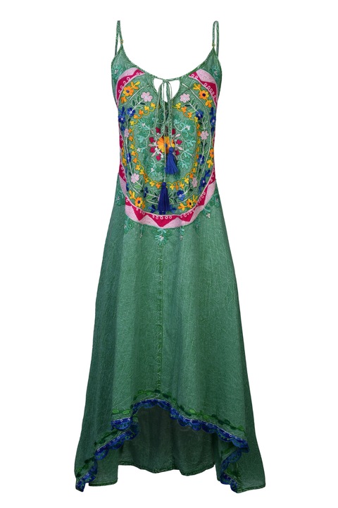 Плажна рокля, Elizabeth Shine, Flora91496, Зелен