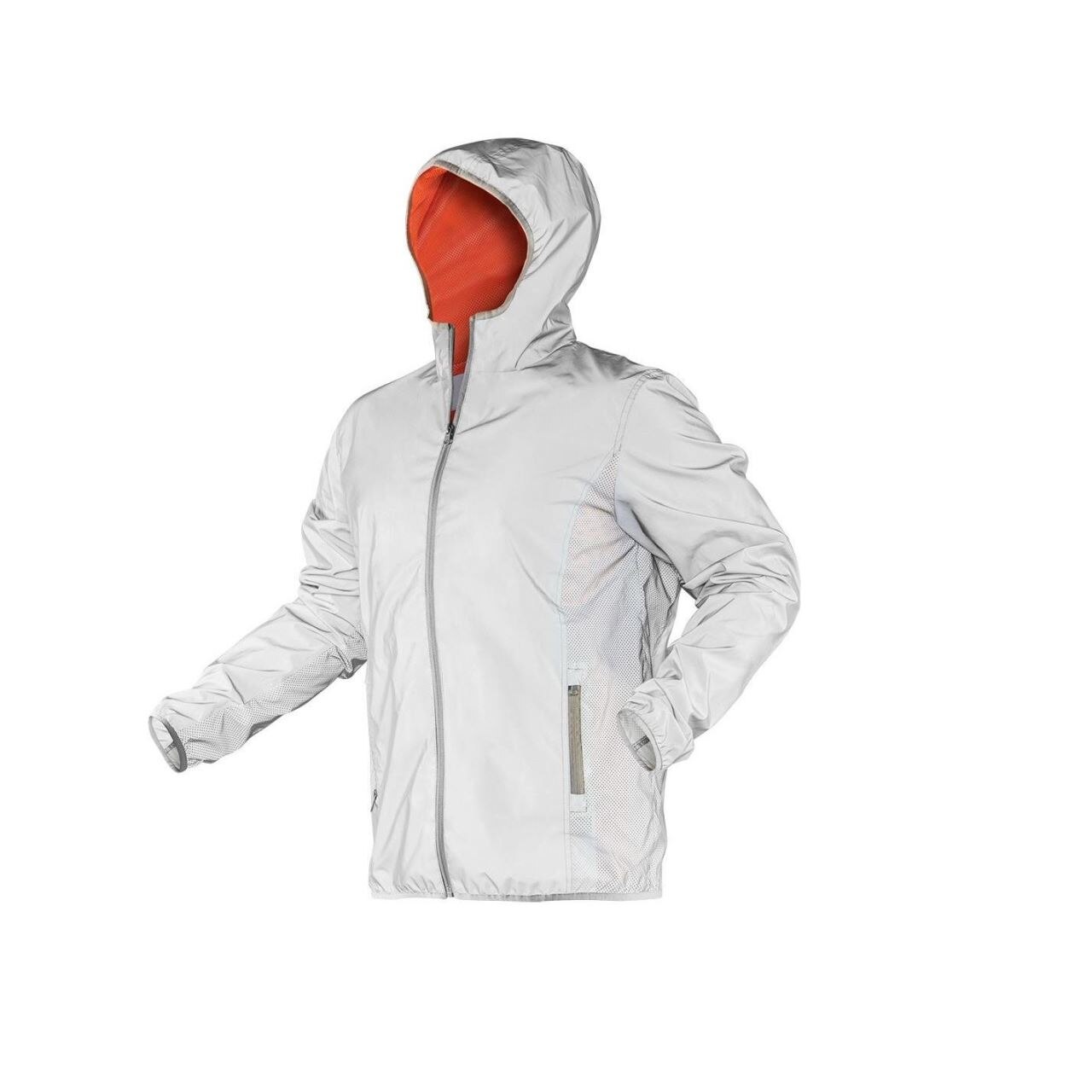 Geaca de lucru, reflectorizanta, alba, model REFLECTIVE, marimea XXL/56, NEO
