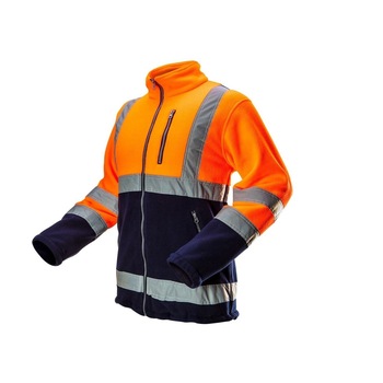 Geaca de lucru, reflectorizanta, lana polara, portocaliu, model Visibility, marimea XXL/58, NEO Geaca de lucru, reflectorizanta, lana polara, portocaliu, model Visibility, marimea XXL/58, NEO