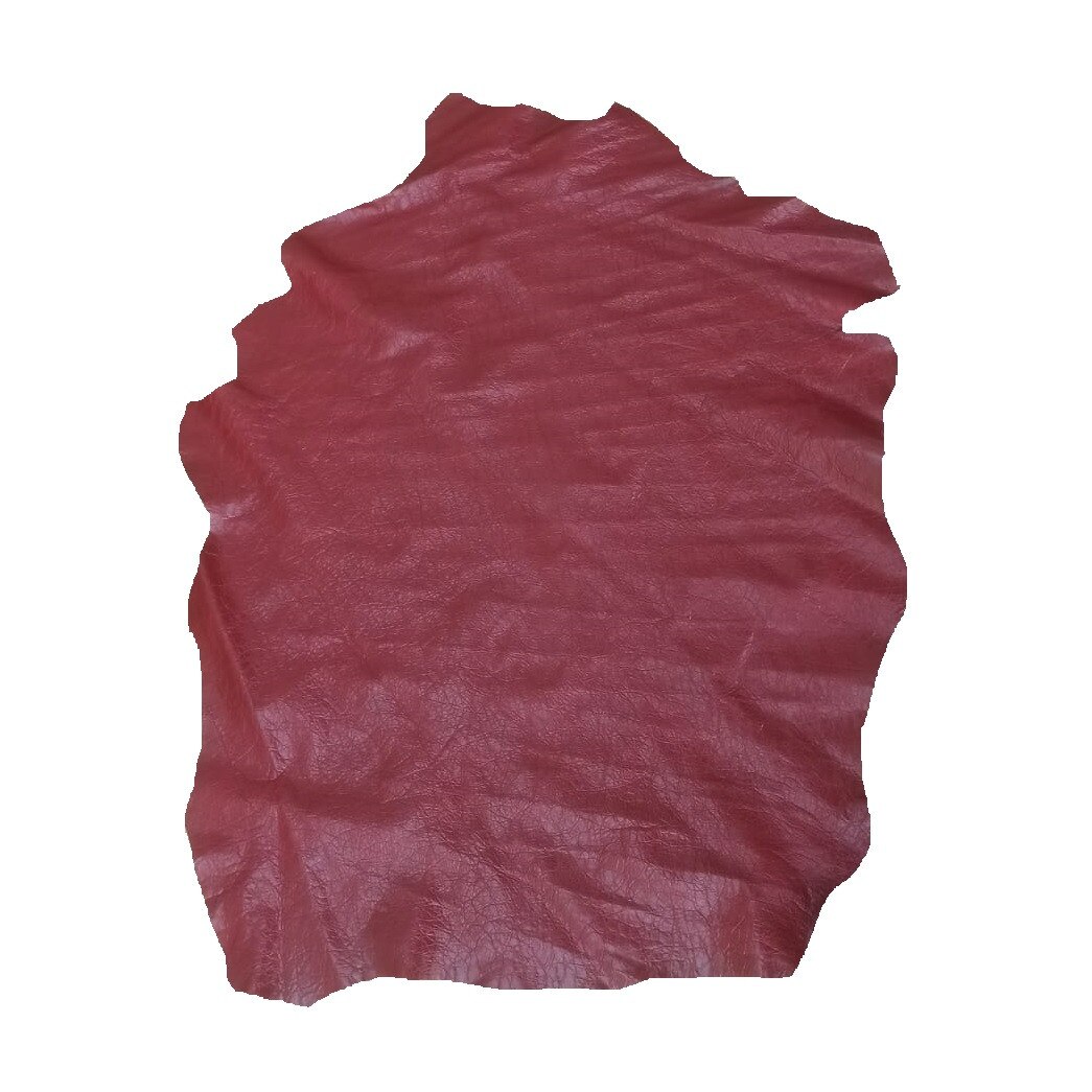Piele naturala pentru captuseala, rosu 0.6 - 0.8 mm