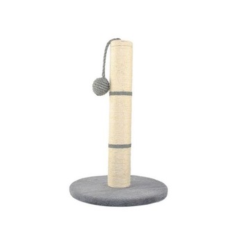 Ansamblu de joaca pentru pisici, cu ciucure, bej si gri, 29.5x45 cm Ansamblu de joaca pentru pisici, cu ciucure, bej si gri, 29.5x45 cm