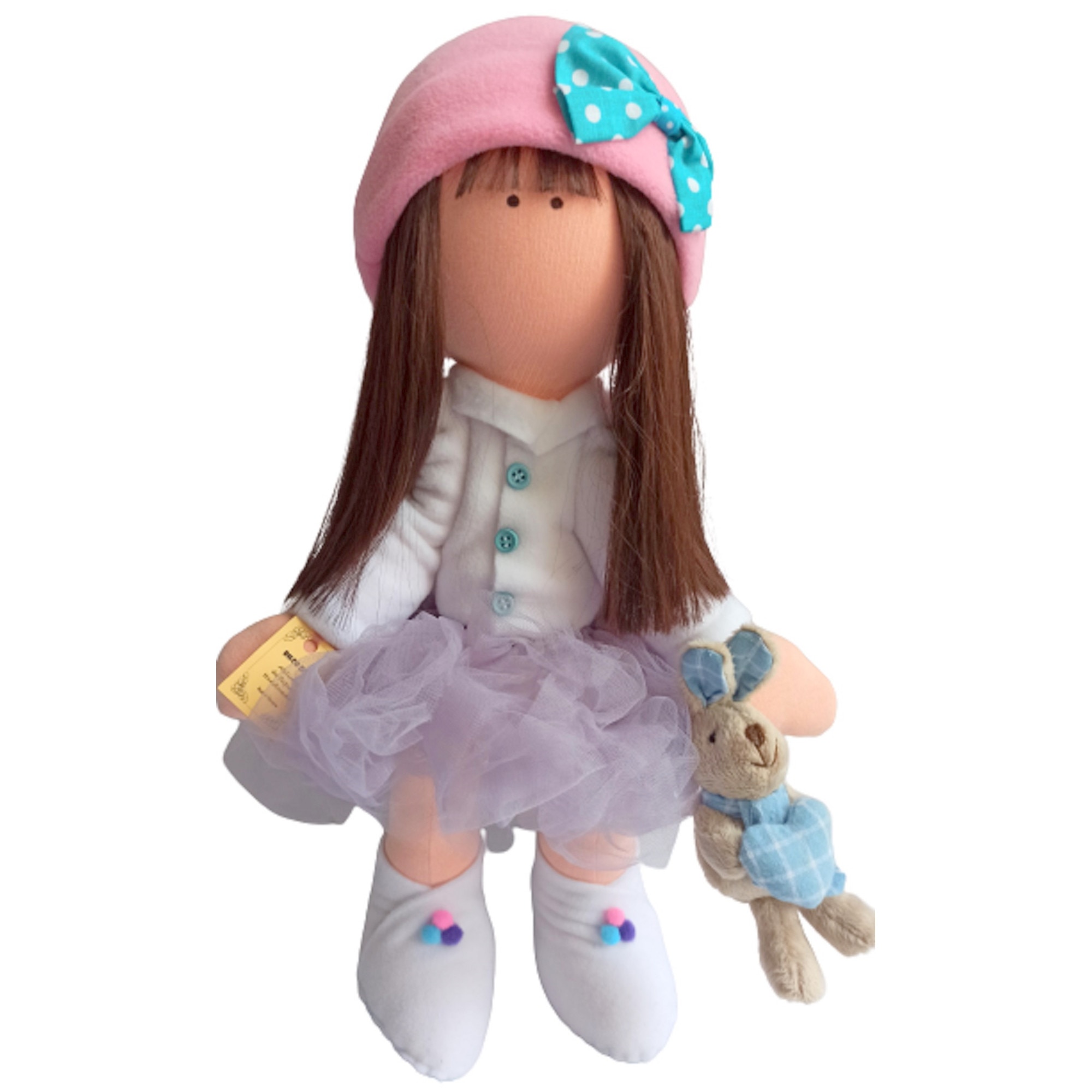 Papusa Biloo Doll Sofia- Model Unicat - Creatie handmade - dimensiune 43 cm