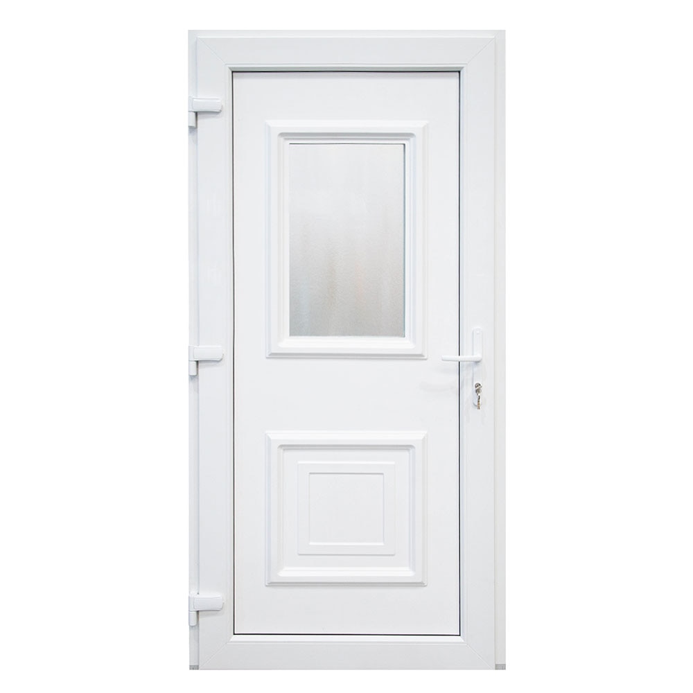 Usa Intrare Oscar, PVC, profil 70 mm, 5 camere, 980x2000 mm, deschidere stanga privit din interior, Alb