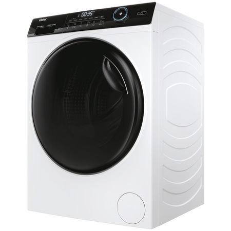 Masina de spala rufe Haier HW80-B14959U1-S, 8 kg, 1400 rpm, Clasa A, Motor Direct Motion, Conectivitate WiFi + Bluetooth, Steam, Touch Control, Alb