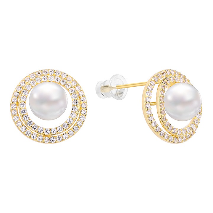 Cercei argint 925 Glance of Night 2,2 g