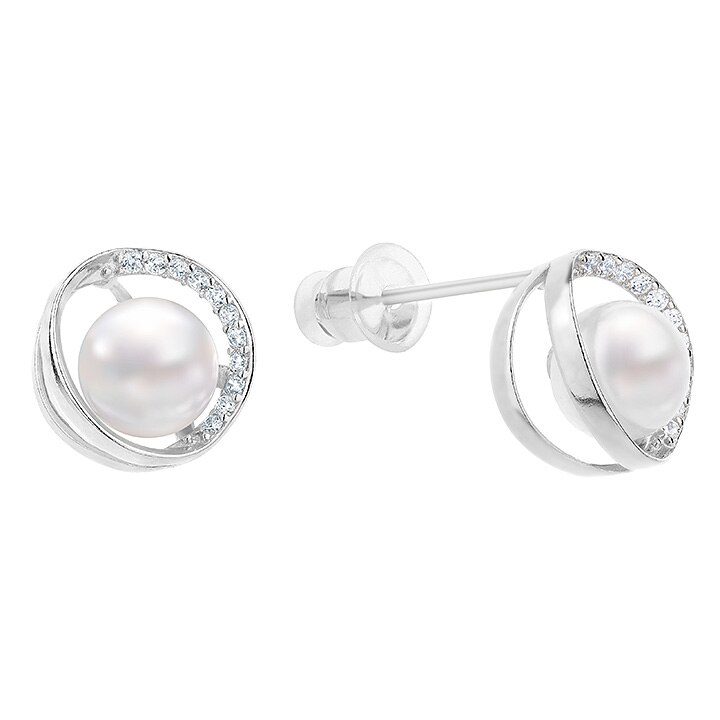 Cercei argint 925 Elisabeth 1 cm