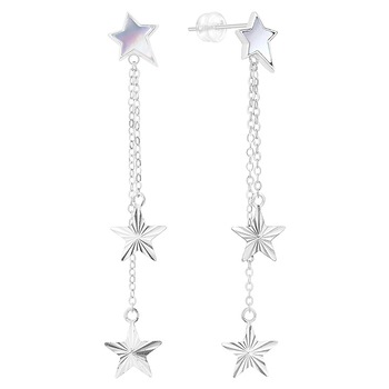 Cercei argint 925 Hollywood 5 cm Cercei argint 925 Hollywood 5 cm