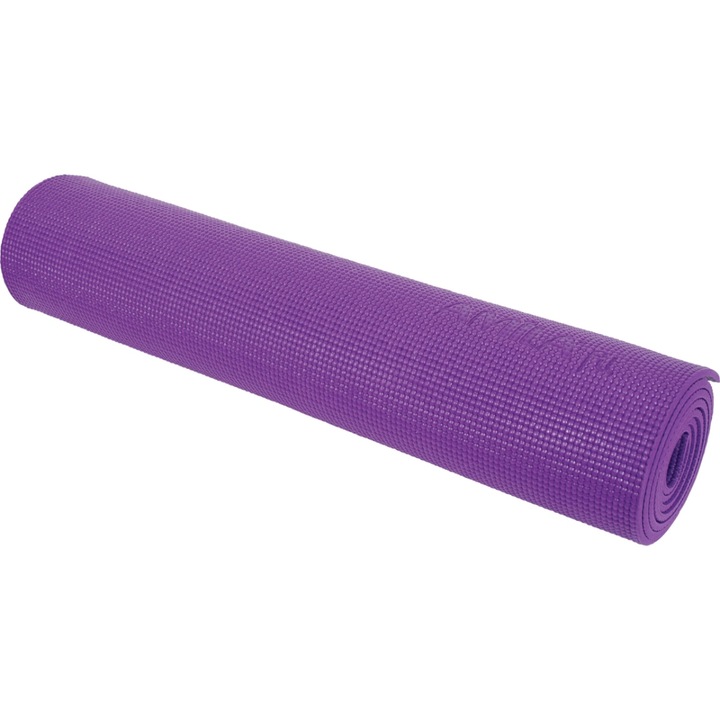 Saltea pentru yoga din PVC, AMILA, 173 × 61 cm, Mov