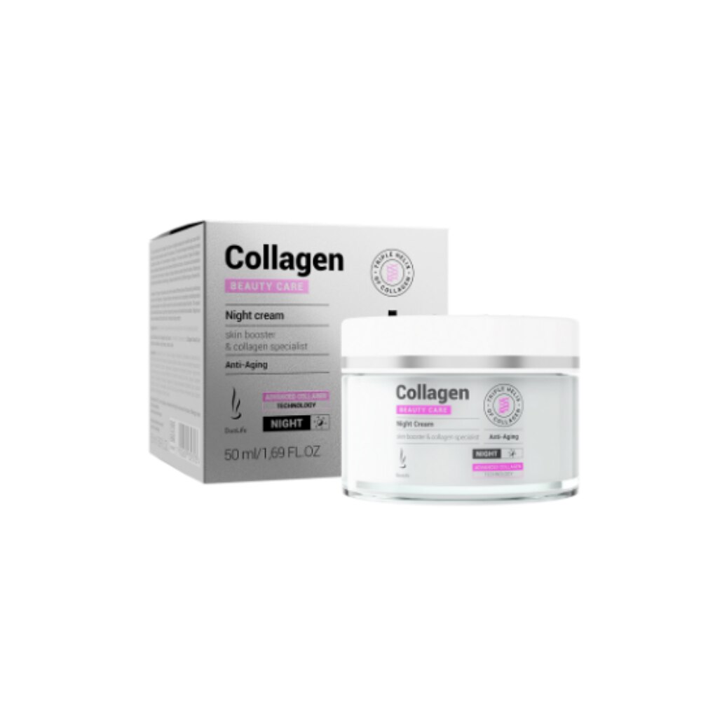 Crema de fata Beauty Care Collagen Night Cream DuoLife 50 ml