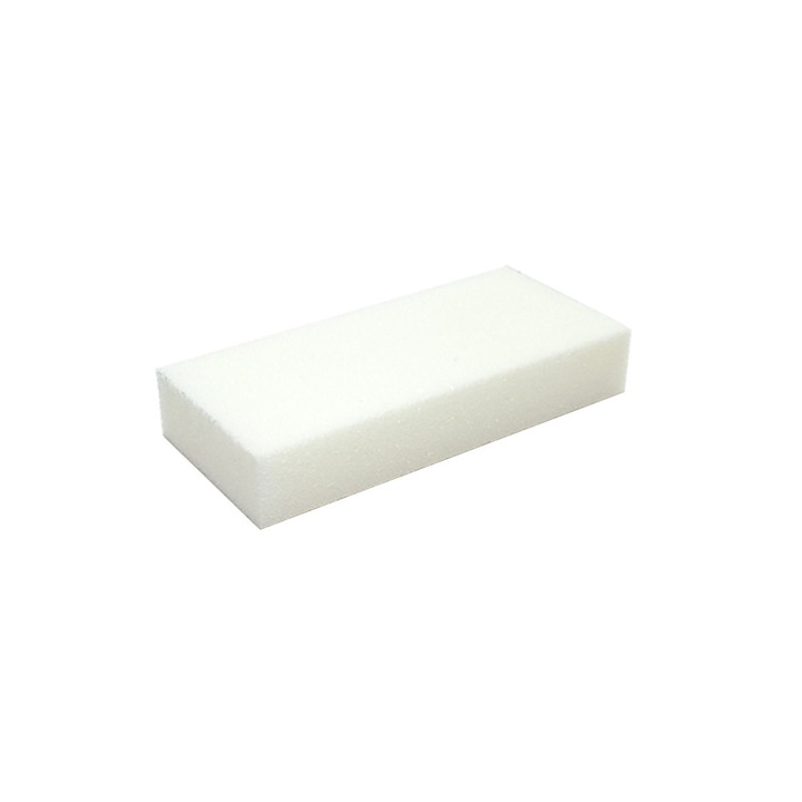 Pila Buffer cu 2 fete, MoonbasaNails, Alb