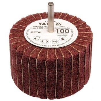 Perie abraziva circulara cu tija YATO, dimensiune 80 x 50 x 6 mm, granulatie 200 Perie abraziva circulara cu tija YATO, dimensiune 80 x 50 x 6 mm, granulatie 200