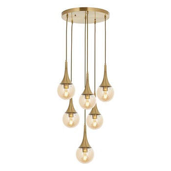 Lustra Berna Asi, 6xE27-60W, antiq 1888-52-06 Lustra Berna Asi, 6xE27-60W, antiq 1888-52-06