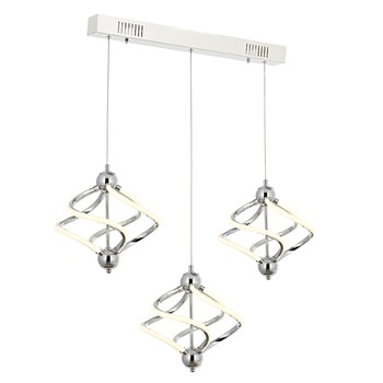 Lustra Ravena Sirali Asi, LED, 3xLED-82W, crom 4145-51-03SL Lustra Ravena Sirali Asi, LED, 3xLED-82W, crom 4145-51-03SL