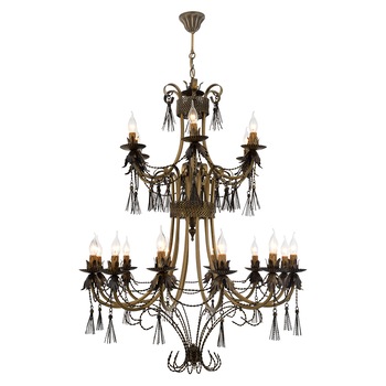 Lustra Saray Asi, 18 brate, 18xE14-40W, antiq 2010-52-18 Lustra Saray Asi, 18 brate, 18xE14-40W, antiq 2010-52-18