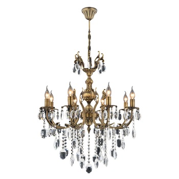 Lustra Havuzlu Asi, 8 brate, 8xE14-40W, antiq 4043-52-08 Lustra Havuzlu Asi, 8 brate, 8xE14-40W, antiq 4043-52-08