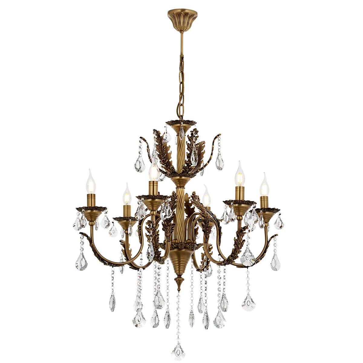 Lustra Ernesto Asi, 6 brate, 6xE14-40W, antiq 8910-52-06