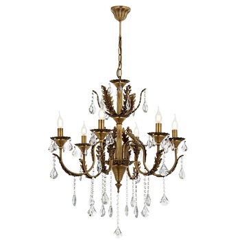 Lustra Ernesto Asi, 6 brate, 6xE14-40W, antiq 8910-52-06 Lustra Ernesto Asi, 6 brate, 6xE14-40W, antiq 8910-52-06