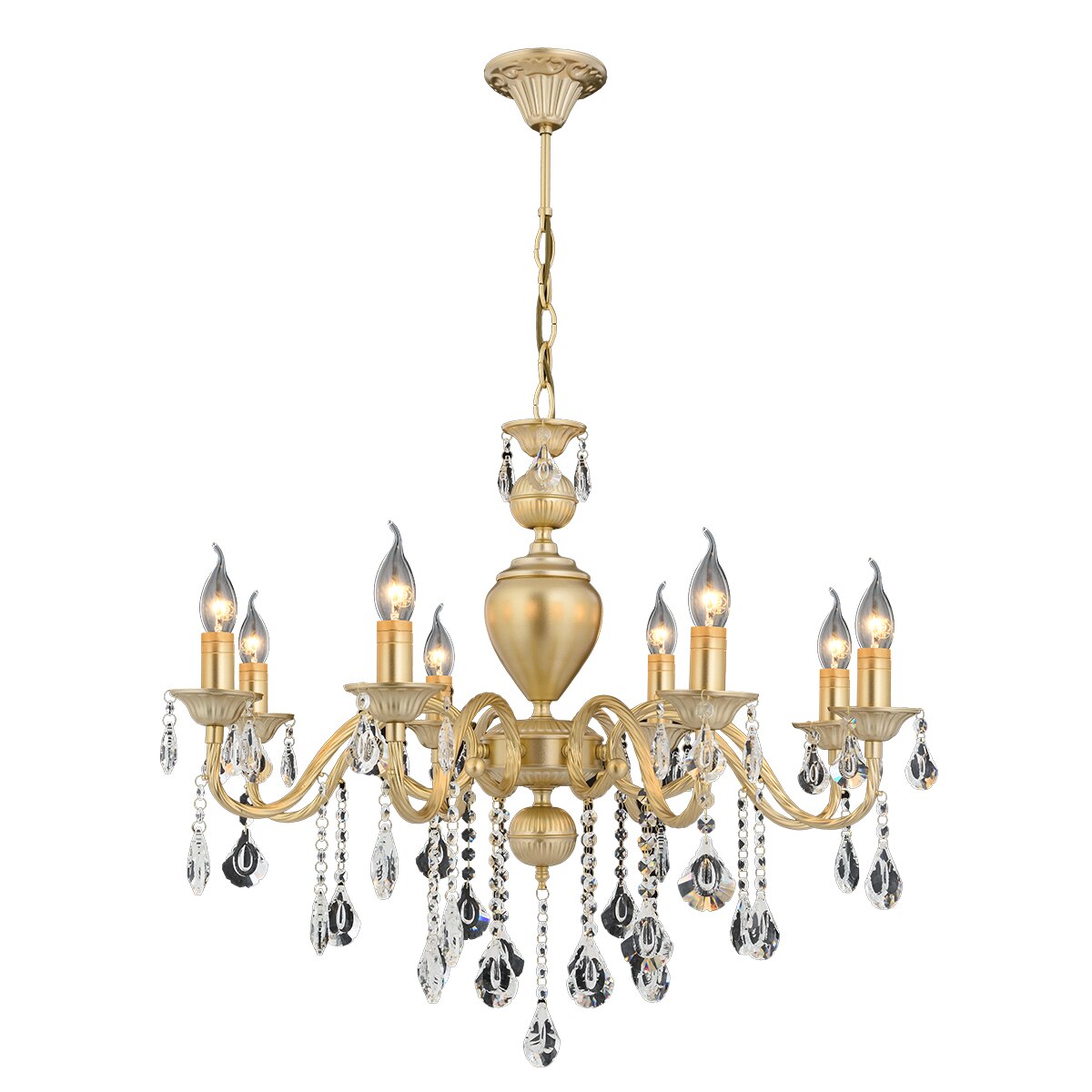 Lustra Ilyum Asi, 8 brate, 8xE14-40W, antiq 4012-52-08