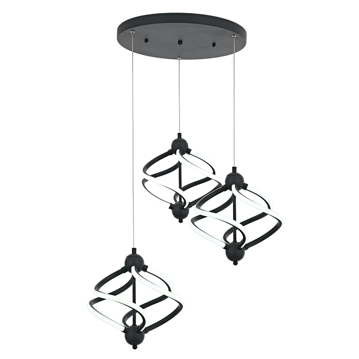 Lustra Ravena Asi, LED, 3xLED-82W, antracit 4145-96-03L