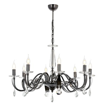 Lustra Karlen Asi, 8 brate, 8xE14-40W, fume 5253-82-08 Lustra Karlen Asi, 8 brate, 8xE14-40W, fume 5253-82-08