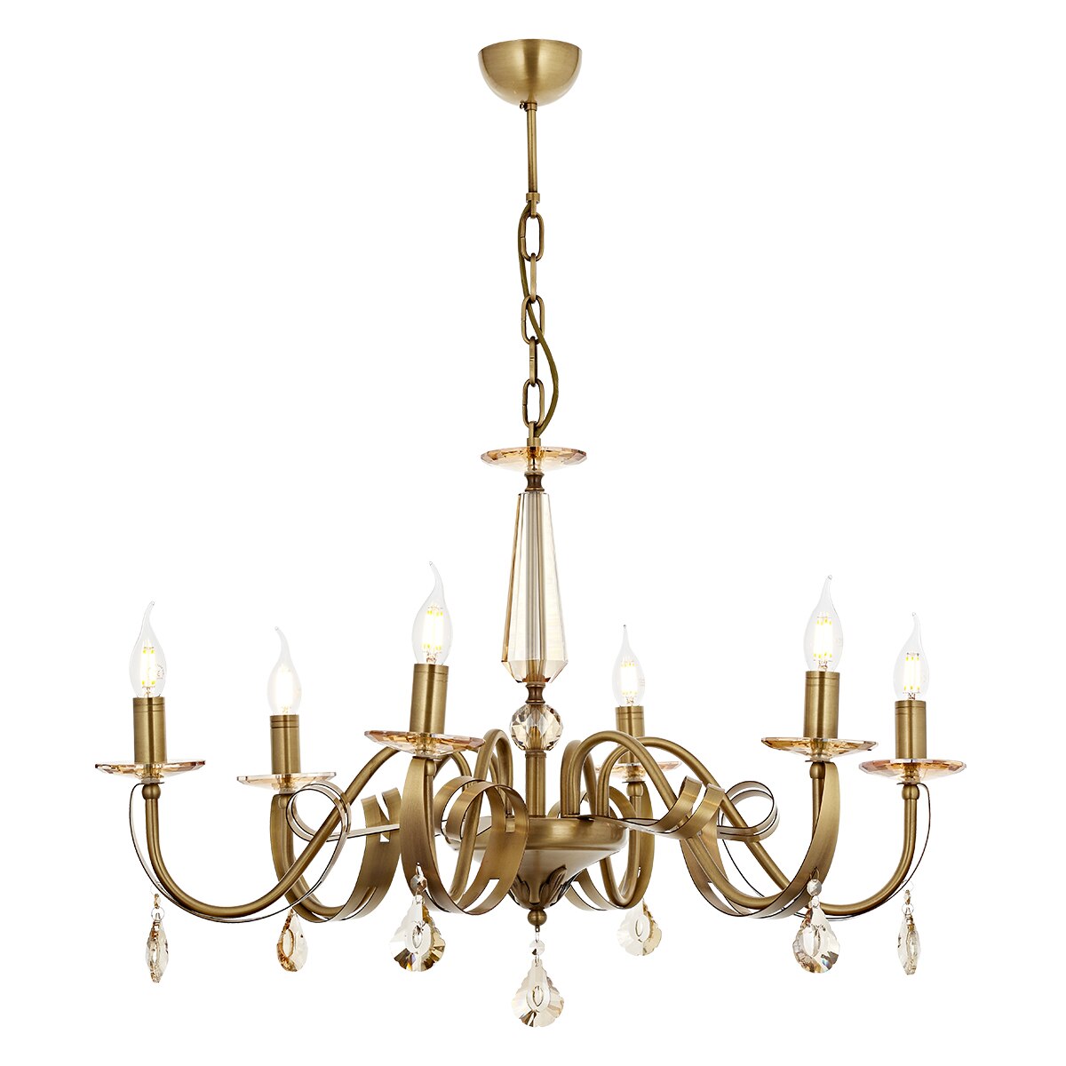 Lustra Karlen Asi, 6 brate, 6xE14-40W, antiq 5253-52-06