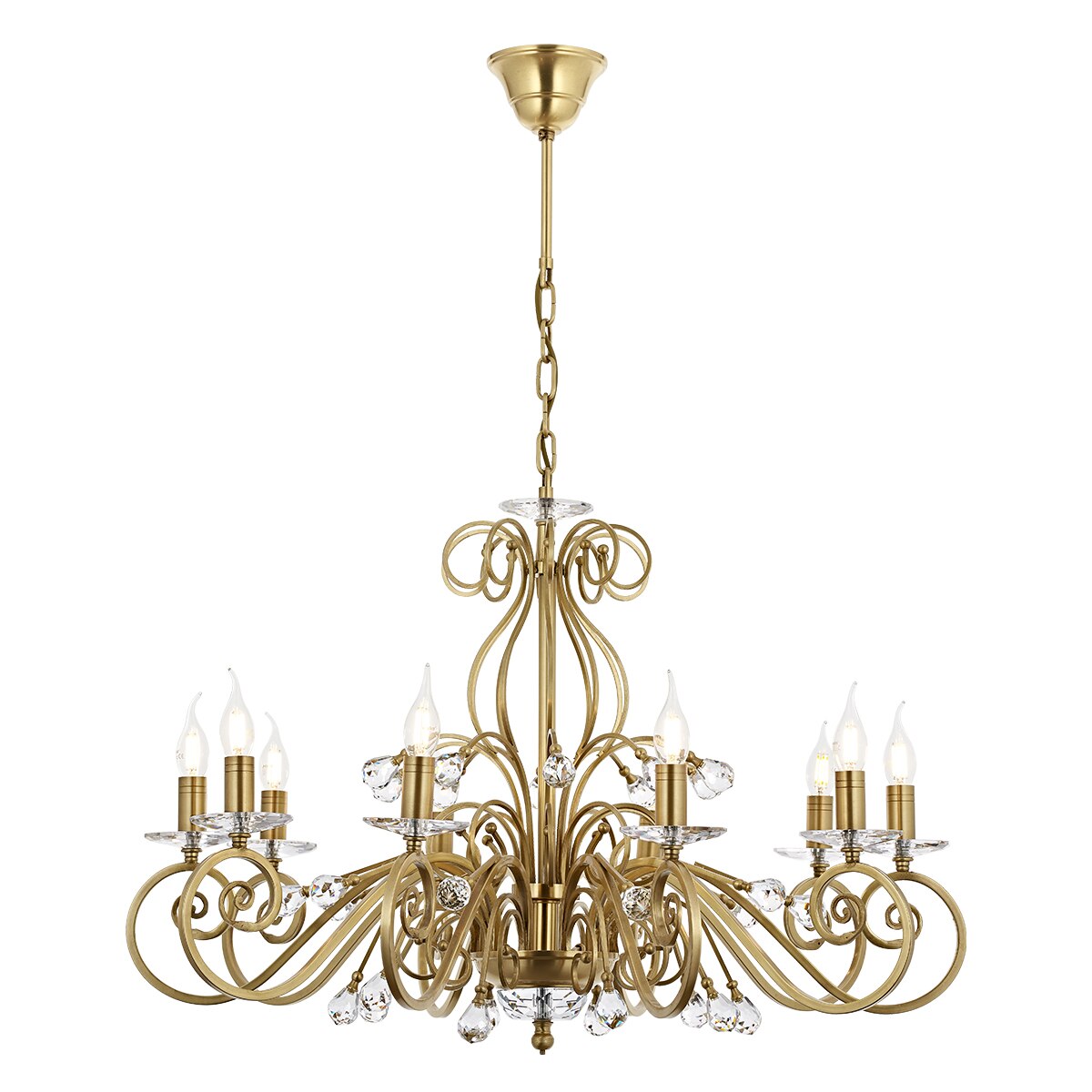 Lustra Santo Asi, 10 brate, 10xE14-40W, antiq 2320-52-10