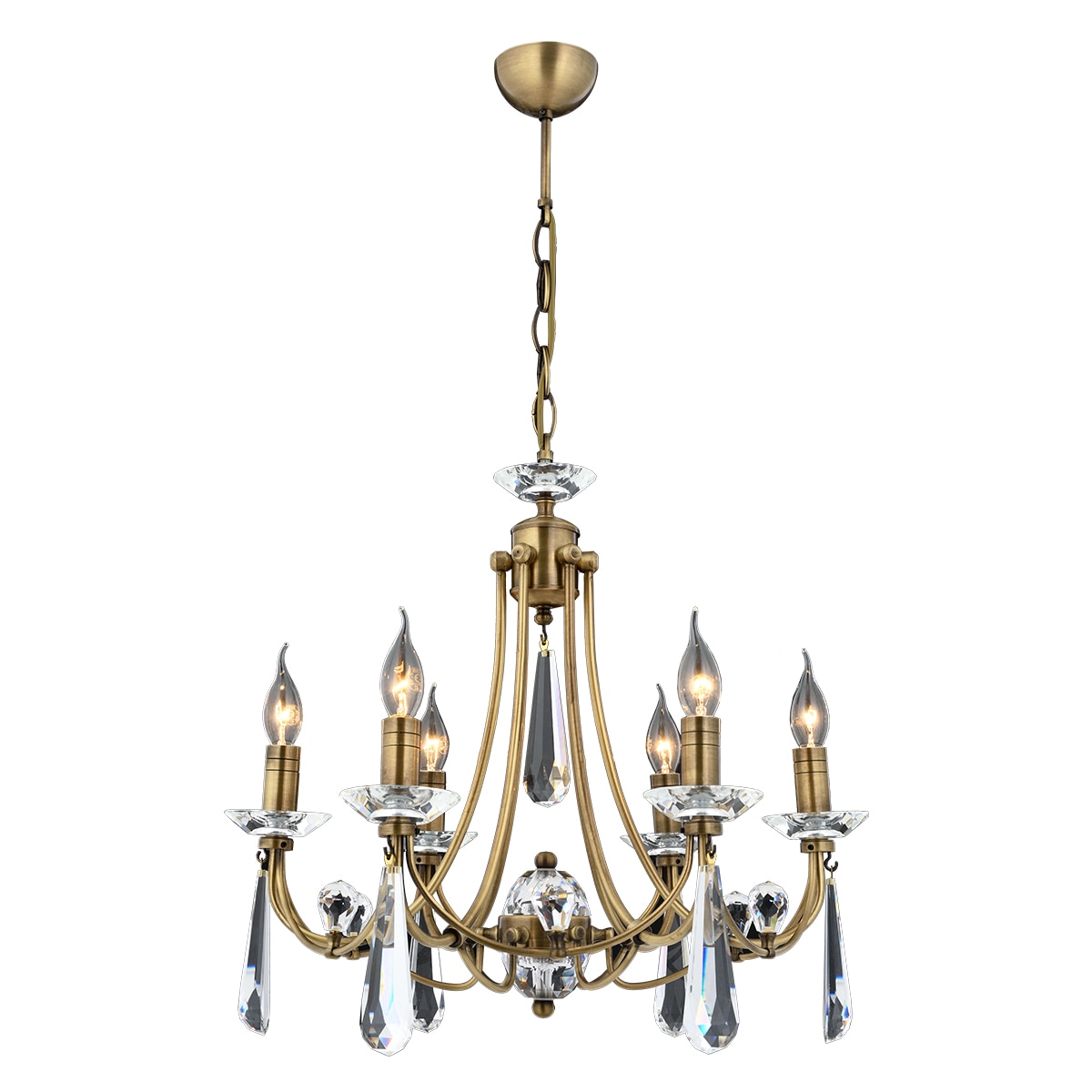 Lustra Prenses Asi, 6 brate, 6xE14-40W, antiq 5053-52-06