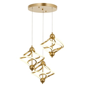 Lustra Ravena Asi, LED, 3xLED-82W, auriu 4145-63-03L Lustra Ravena Asi, LED, 3xLED-82W, auriu 4145-63-03L