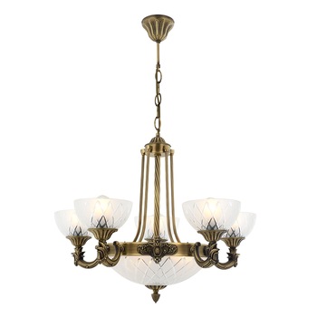 Lustra Yeni Lost Asi, 5 brate, 7xE27-60W, antiq 3040-52-05 Lustra Yeni Lost Asi, 5 brate, 7xE27-60W, antiq 3040-52-05