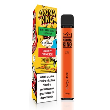 Mini narghilea electronica de unica folosinta AK by Senator - Energy Dink ICE (700 pufuri) 20 mg Mini narghilea electronica de unica folosinta AK by Senator - Energy Dink ICE (700 pufuri) 20 mg