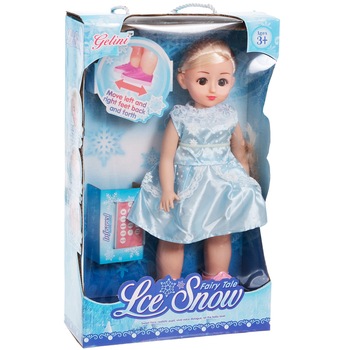 Papusa cu Telecomanda Gelini AKU®, Merge si Vorbeste, cu Melodii si sunete Animale, Jucarie pentru copii, Bleu AK5200 Papusa cu Telecomanda Gelini AKU®, Merge si Vorbeste, cu Melodii si sunete Animale, Jucarie pentru copii, Bleu AK5200