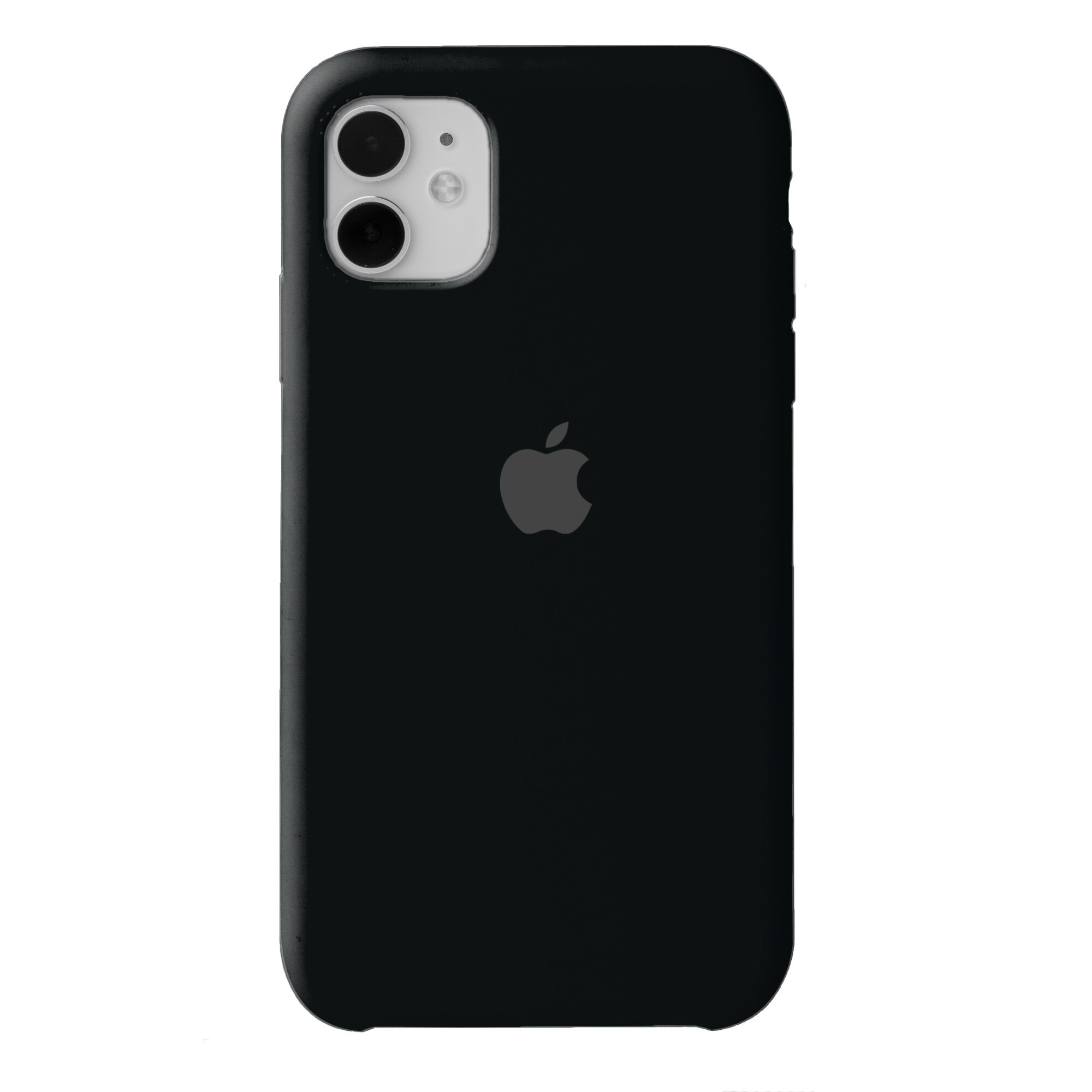 Husa de protectie Apple Silicone microfibra pentru iPhone 11,Black