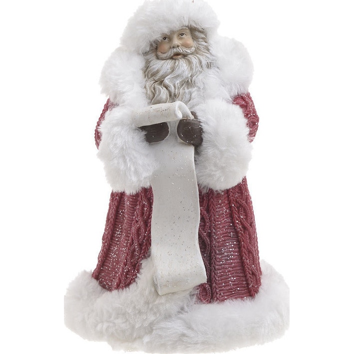 Decoratiune Mos Craciun, Rasina, 14X12X20