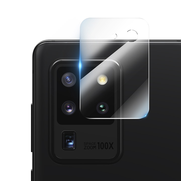 Стъклен Протектор за Камера за Samsung Galaxy S20 Ultra, Прозрачен