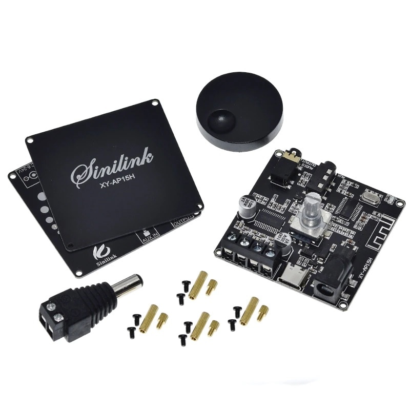 Modul amplificator digital Stereo, Bluetooth 5.0, 12V/24V - eMAG.ro