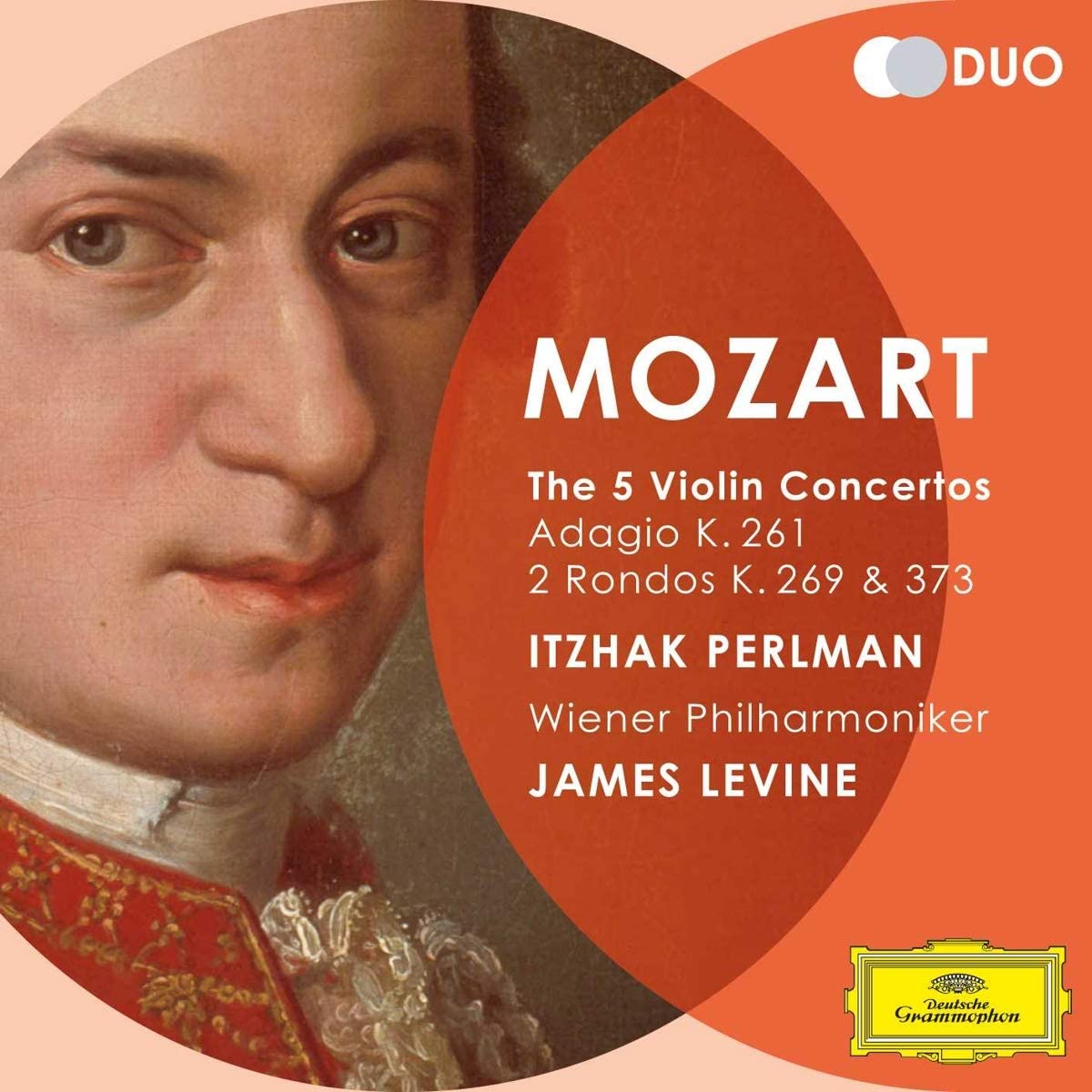 Wolfgang Amadeus MozartItzhak PerlmanWiener Philharmoniker - Mozart, W.A.: The 5 Violin Concertos; Adagio K.26; 2 Rondos K.269 & 373 - CD