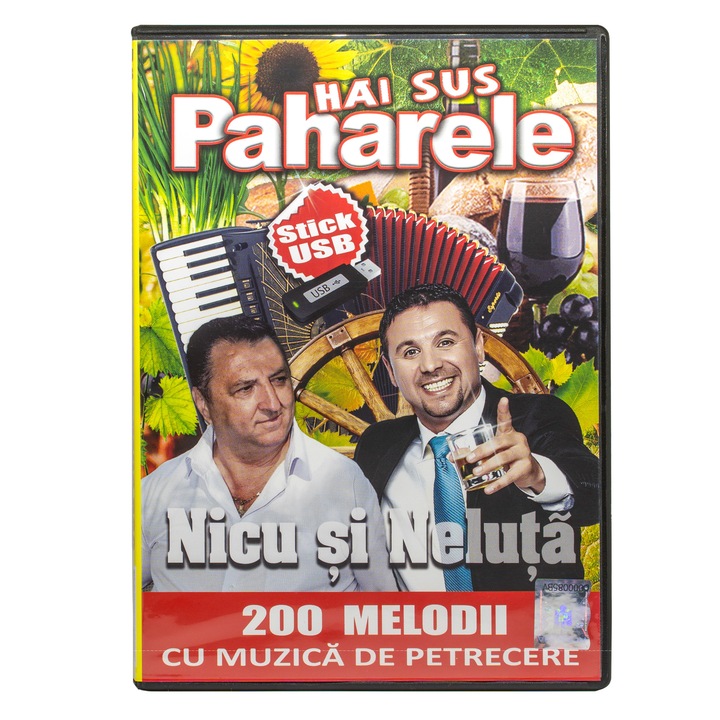 Nicu Paleru si Neluta Bucur - Hai sus paharele - Stick USB Mp3