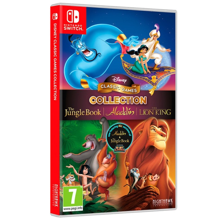 Disney Classic Games Collection: The Jungle Book, Aladdin & The Lion King (Nintendo Switch - Dobozos játék)
