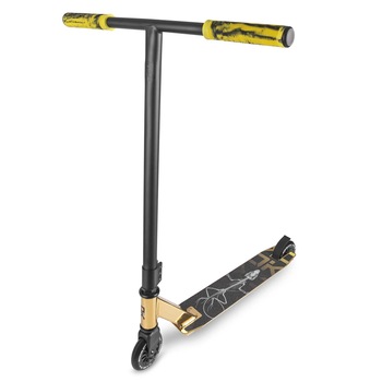 Trotineta Soke EVO, cadru si ghidon cu structura rezistenta, gold bronze, roti de 100mm, rulment ABEC 9, 85 x 66 cm Trotineta Soke EVO, cadru si ghidon cu structura rezistenta, gold bronze, roti de 100mm, rulment ABEC 9, 85 x 66 cm