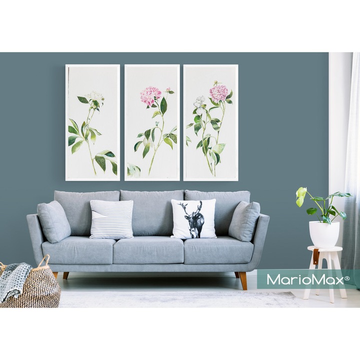 Картини MarioMax триптих Сестрите, Акварелна техника, 76,5см x 58см