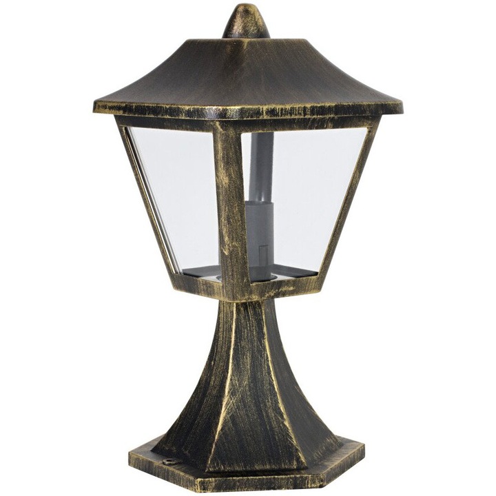 Lampa pentru exterior Ledvance Endura Classic, E 27, IP44, negru/auriu
