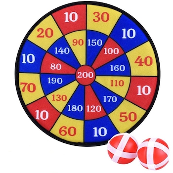 Set joc Darts pentru copii, tinta velcro, cu 3 mingi Set joc Darts pentru copii, tinta velcro, cu 3 mingi