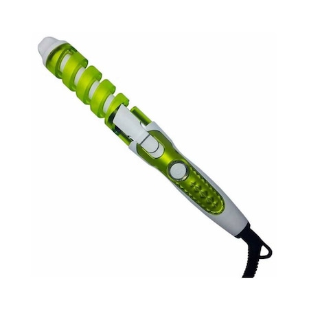 Ondulator ceramic SIKS® pentru bucle, design ergonomic, verde