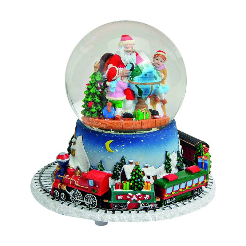 Glob muzical cu zapada, cu trenulet, 16 cm