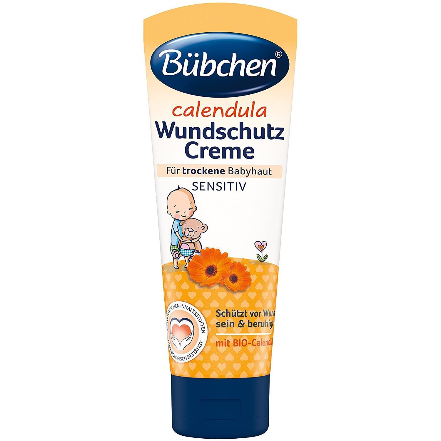 Balsam protector cu galbenele, Bübchen, 75 ml