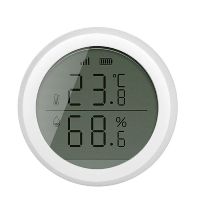 Hőmérséklet és páratartalom érzékelő, Zigbee, fehér