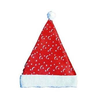 Caciula lui Mos Craciun din fetru, 38 x 30 cm Caciula lui Mos Craciun din fetru, 38 x 30 cm